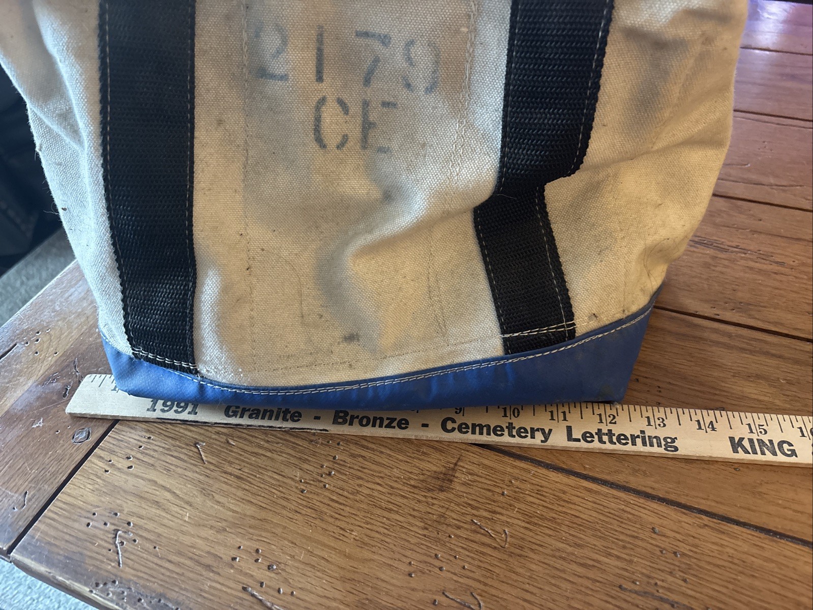 VTG Hi-Line Canvas Tool Bucket Bag Strap Hook Plastic Bottom Lineman Bell System