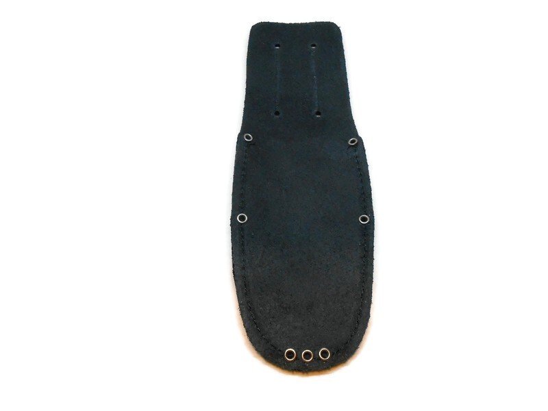Black Leather Single Pocket Knife Or Scissor Holster 2-1/4″ Belt Slot