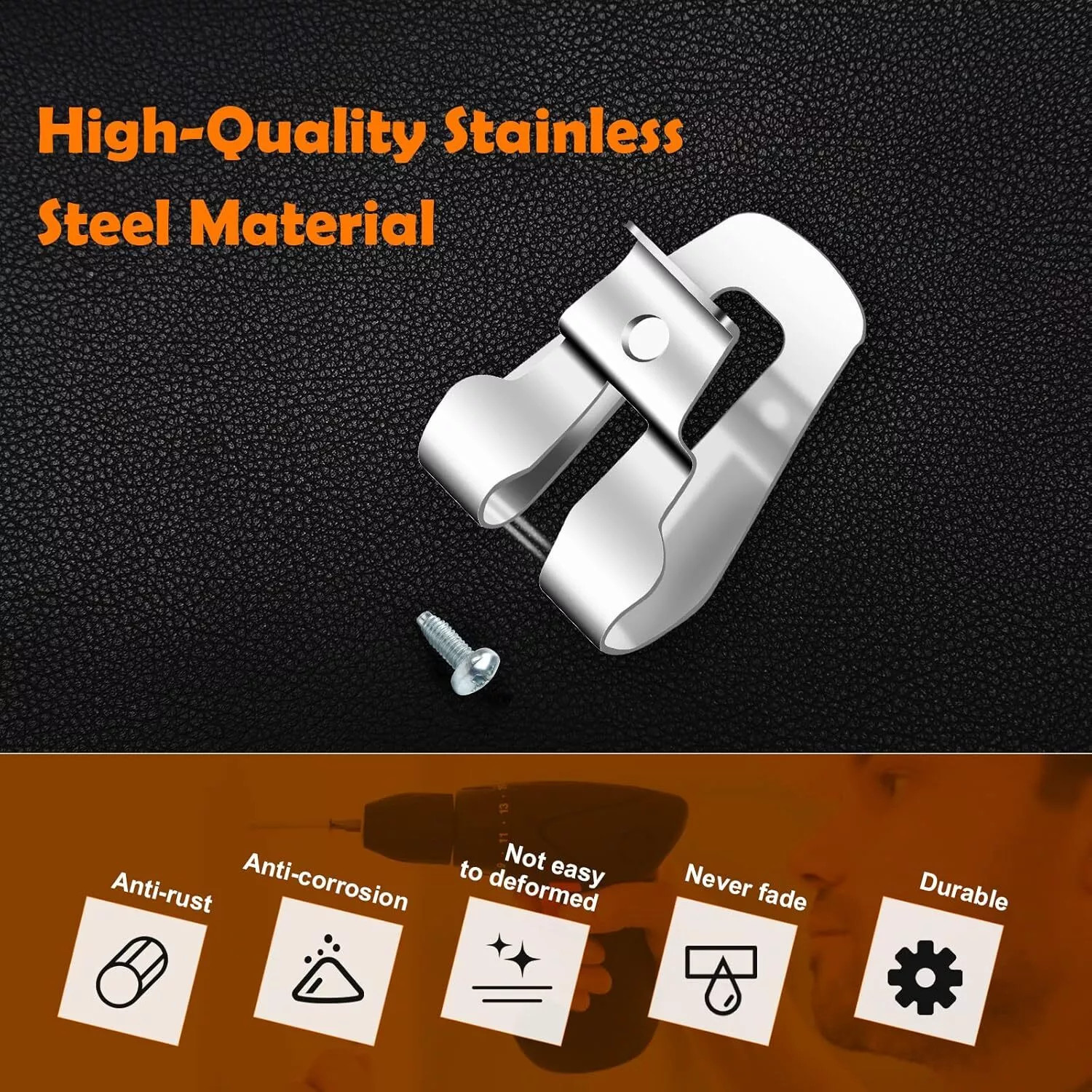 10 Pack Belt Clip Hook For Ridgid For Ryobi 18V Brushless Impact Driver US