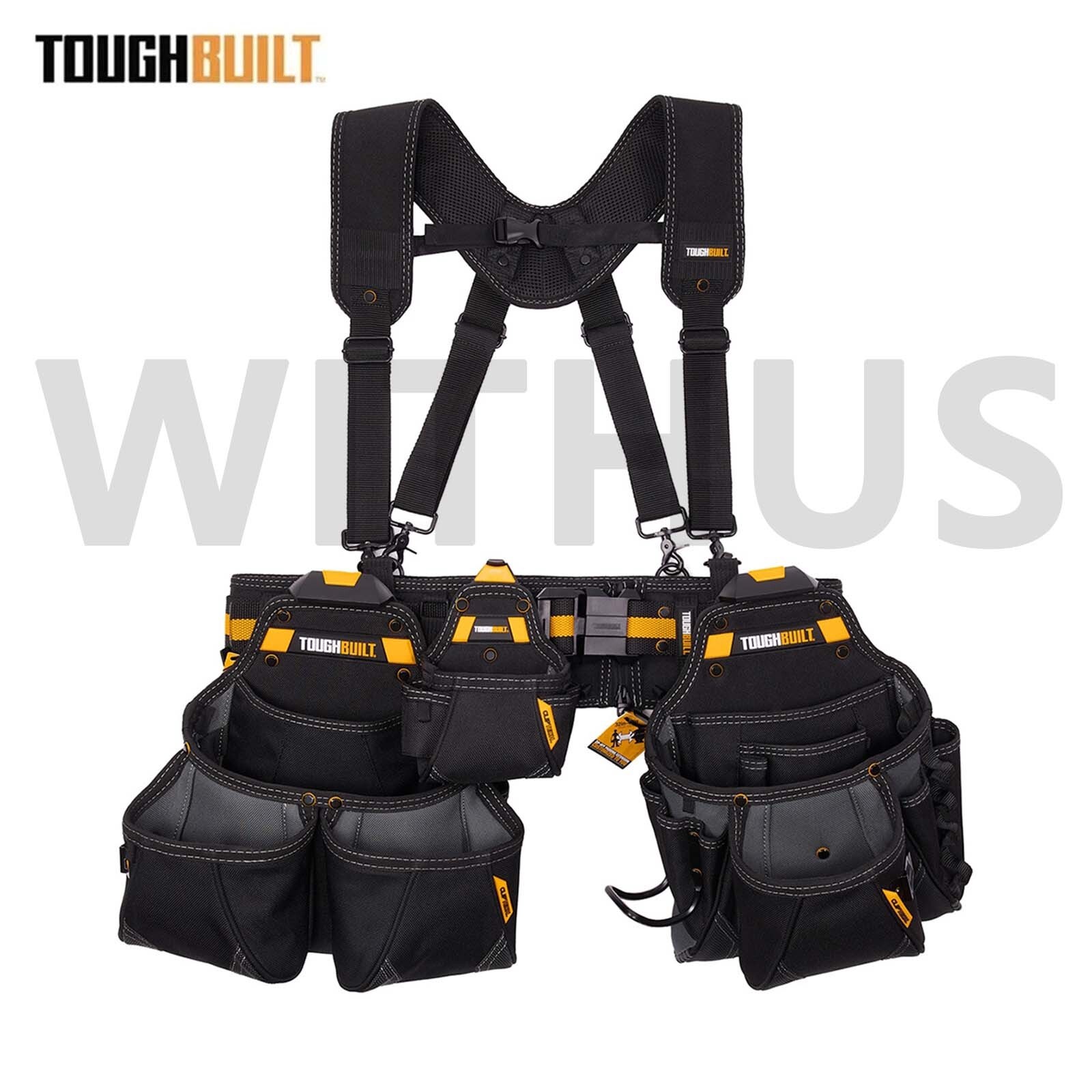 TOUGHBUILT TB-CT-101-5P 5pc Tool Belt Set Pro Contractor Rig Set