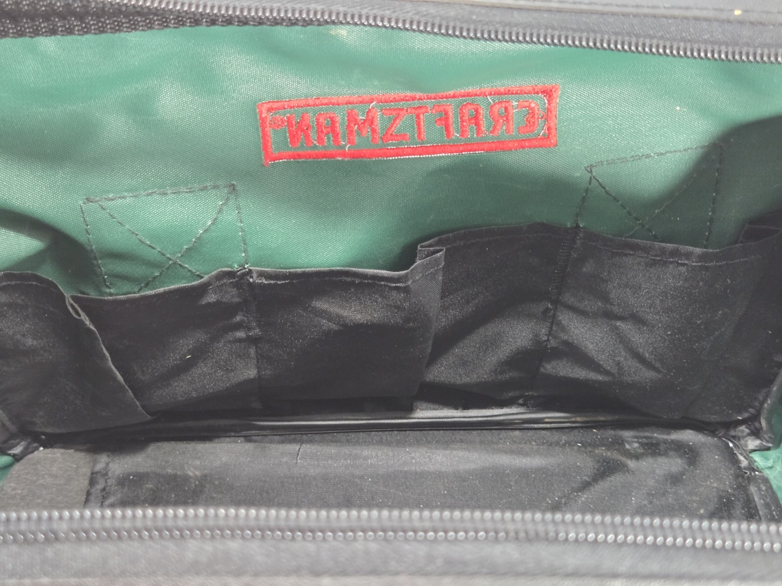 Craftsman 21-Pocket Large Mouth Tool Bag 40411 Green