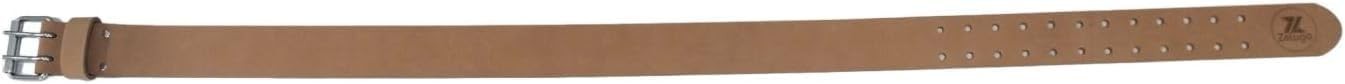 20208 2 Inch Heavy Duty Top Grain Leather Work Belt Natural Color Premium