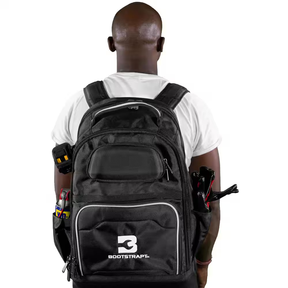 15 In. Contractor’S Backpack with Integrated Power Bank Compartment and Waterpro