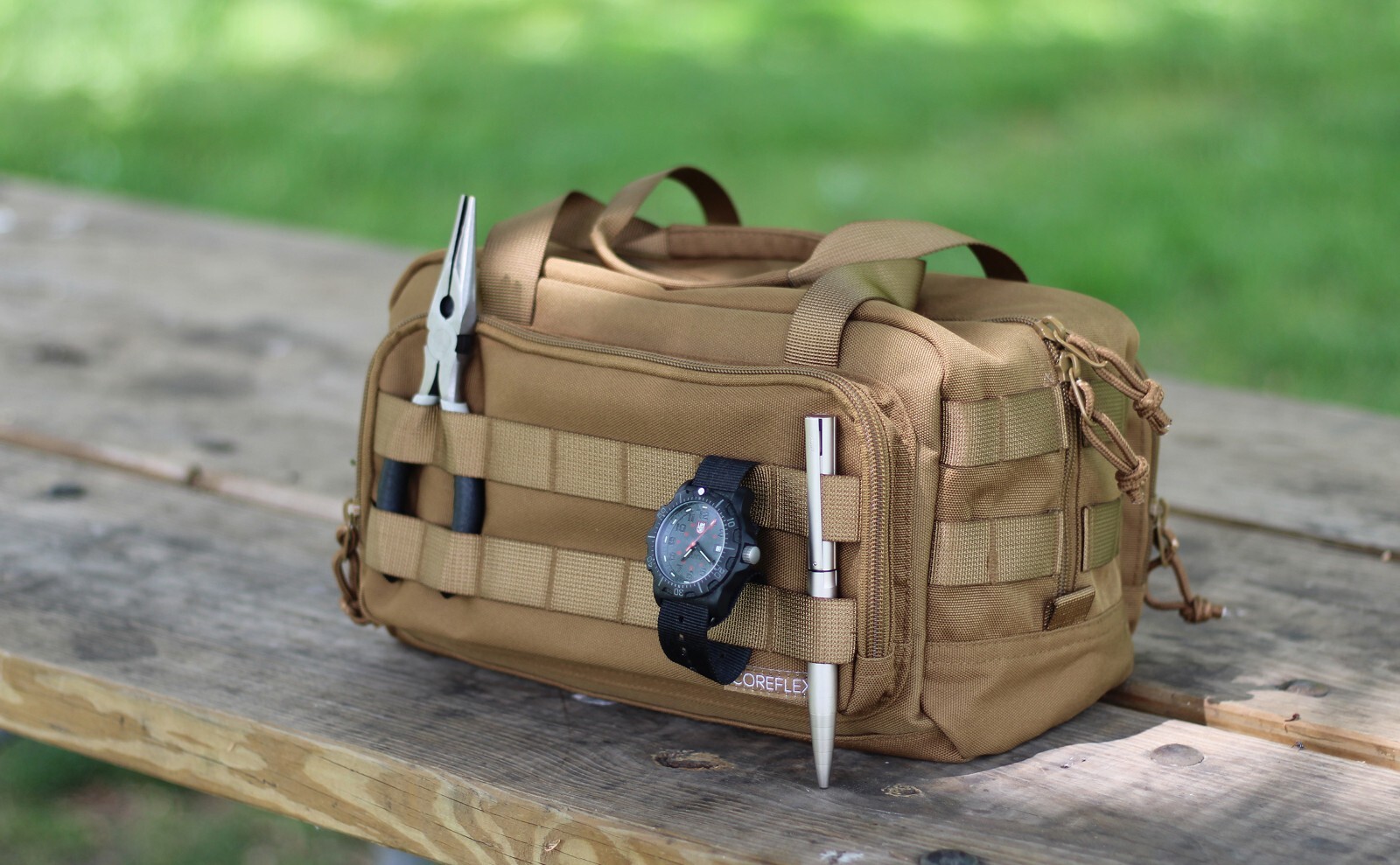 Coreflex 12-inch Heavy duty Small Tool Bag, Range bag, Gear bag, Tactical bag