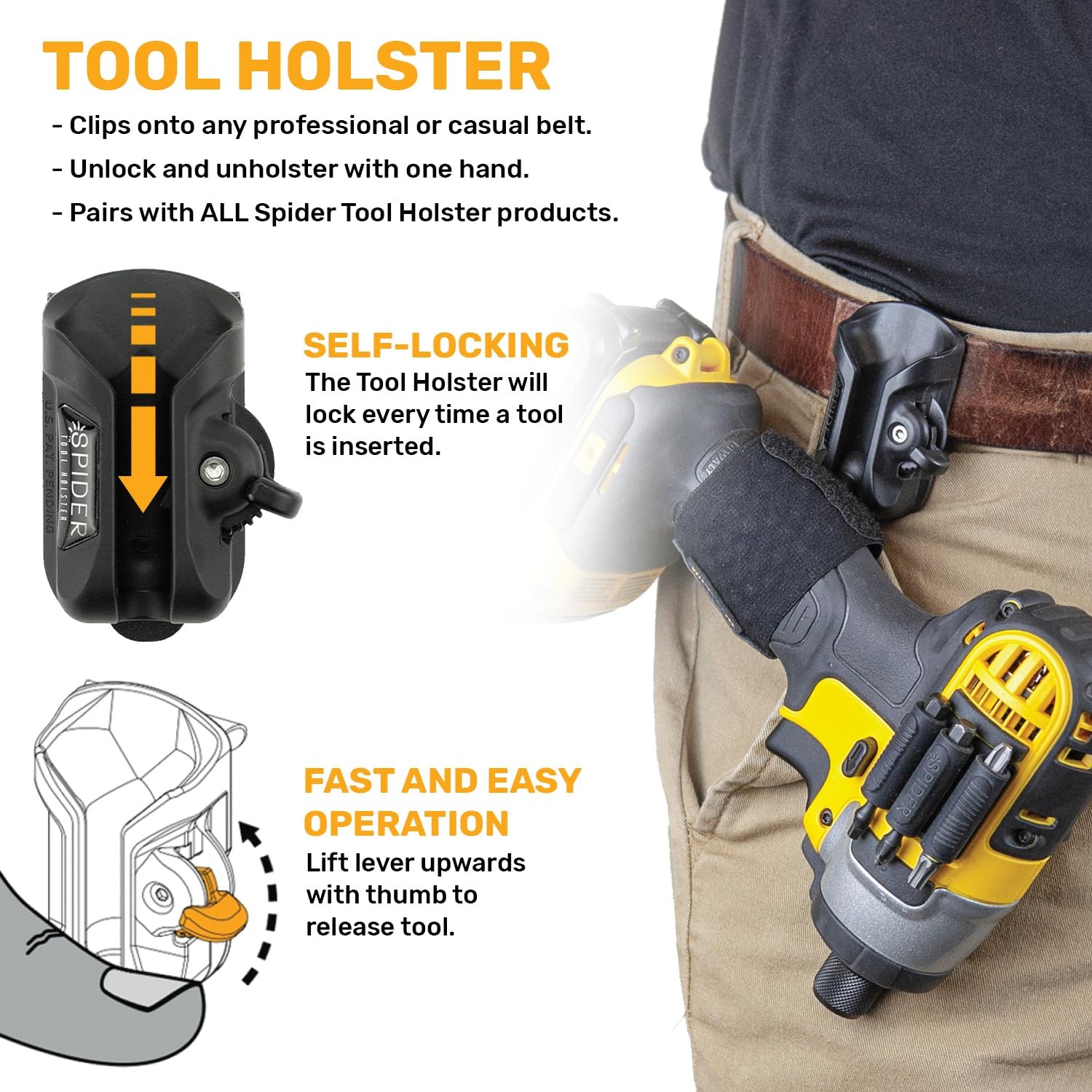 10 Piece Sports Quad Tool Kit With Holster Grips And Bitgrippers