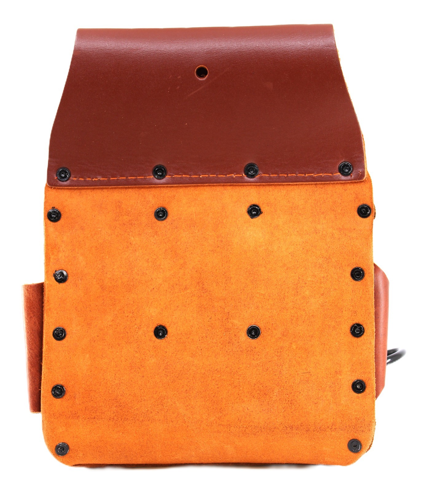 USA PRO TOOLS Leather Electrician Tool Pouch Hammer Holder Tape Clip Snap Hook.