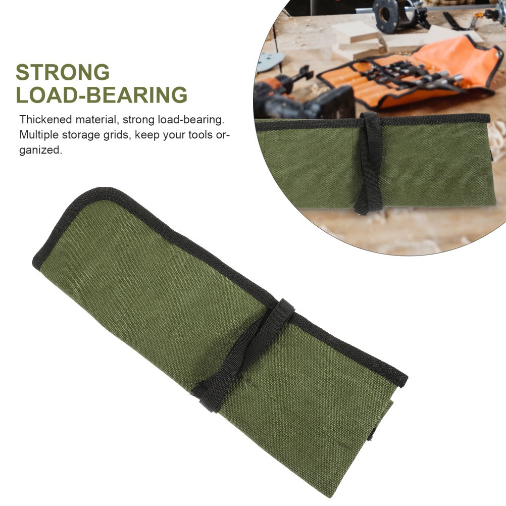 2 Count Rolling Tool Bag Woodworking up Multi-Purpose Storage Bags for Tools