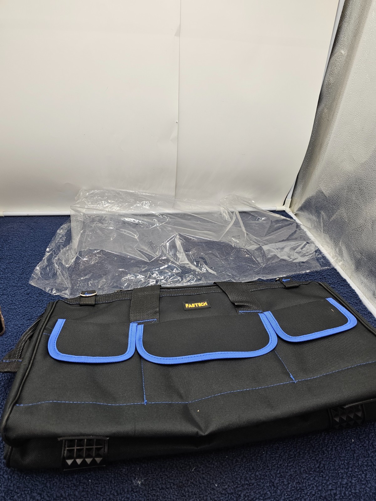 Fastech 20 Inch Tool Bag, Waterproof Wide Mouth Heavy Duty Tool Bag