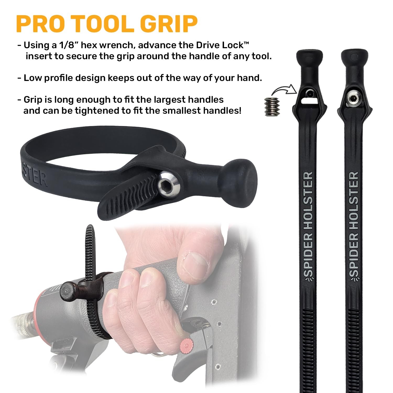 Tool Holster – Pro Tool Holster + One Tool Grip + One Driver Pin – Upgraded, …