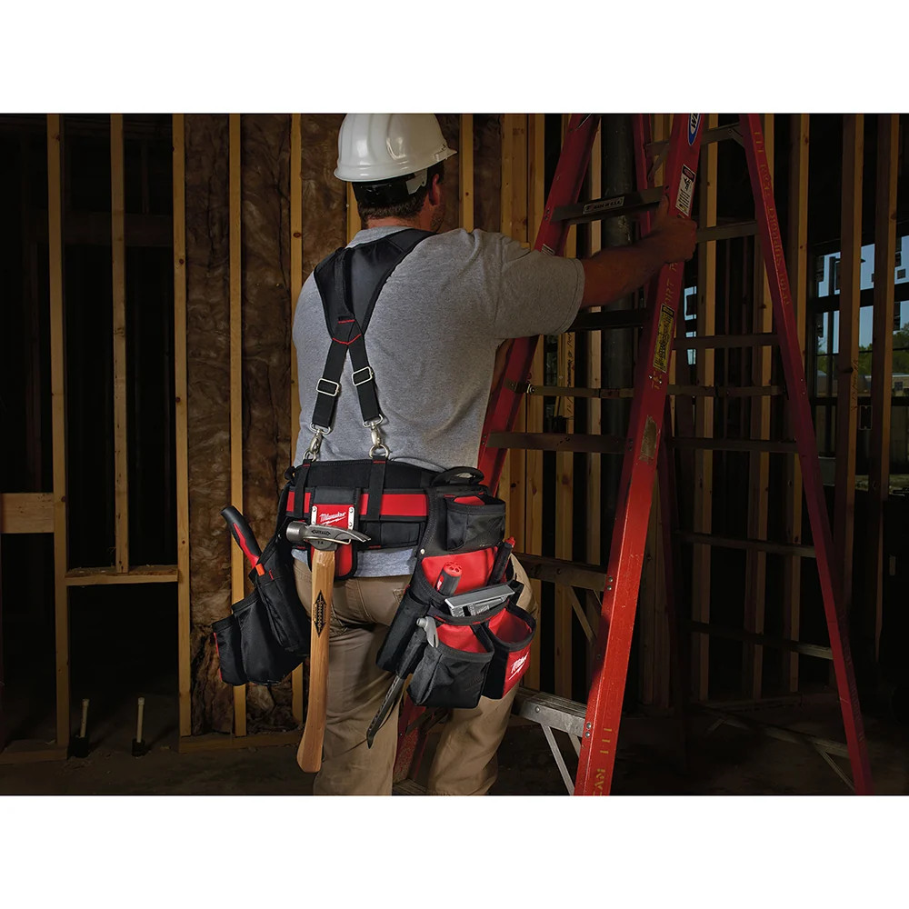 Milwaukee 48-22-8120 30 – 53-Inch 24-Pocket Suspension Rig Contractor Work Belt