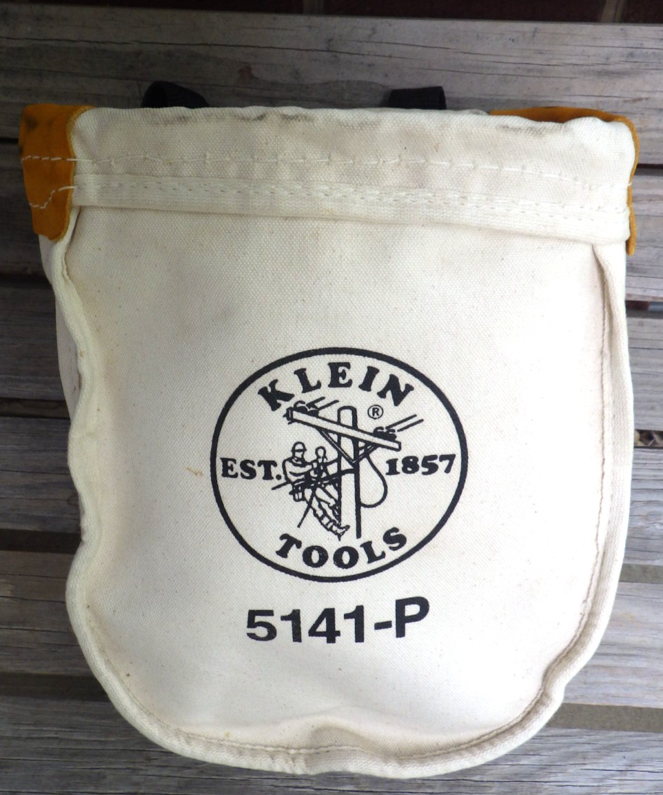 Klein Tools 5141P Tool Utility Bag Heavy Canvas 1 Inside Pocket 11″ High