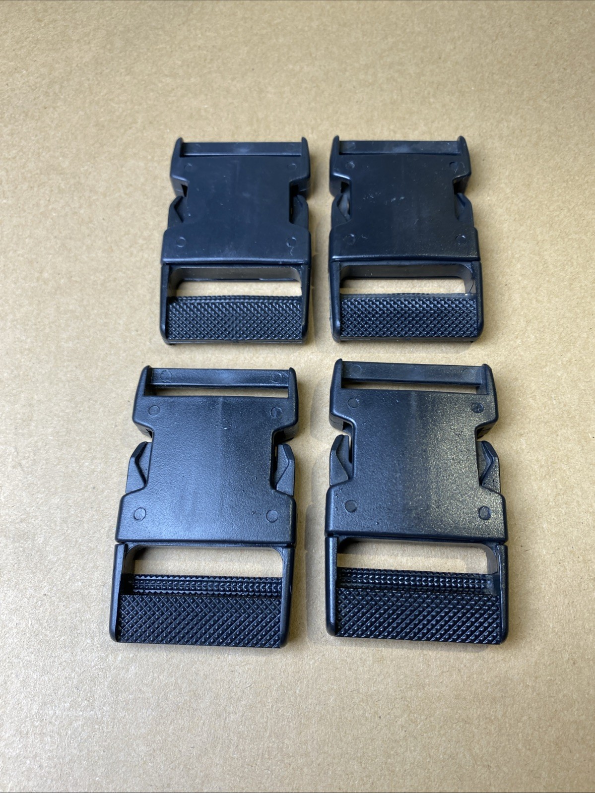 4PCS 1 3/4 Inch Plastic Buckle Heavy Duty Dual Adjustable Side Quick Release