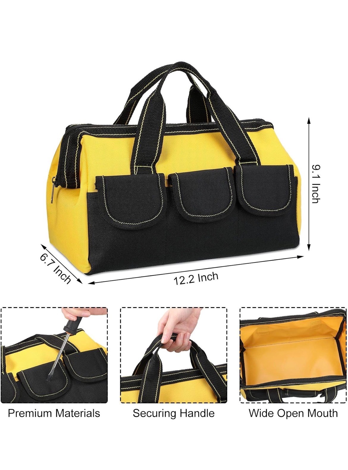Snap Tool Bag (13 Inch) (SINGLE BAG) OR Packs mechanic Racing American CAR