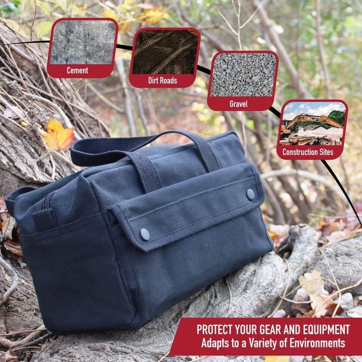 Coyote Brown Heavyweight Military Mechanics Standard Tool Bag 11 X 7 X 6