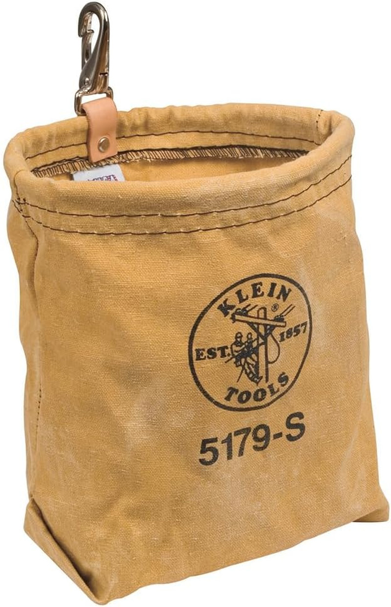 Klein Tools 5179S Tool Pouch, Water-Repellent Tool Bag with Snap Clip Connection