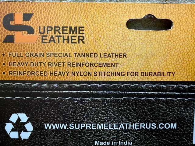 SUPREME LEATHER full grain leather PREMIER CARPENTERS TOOL POUCH