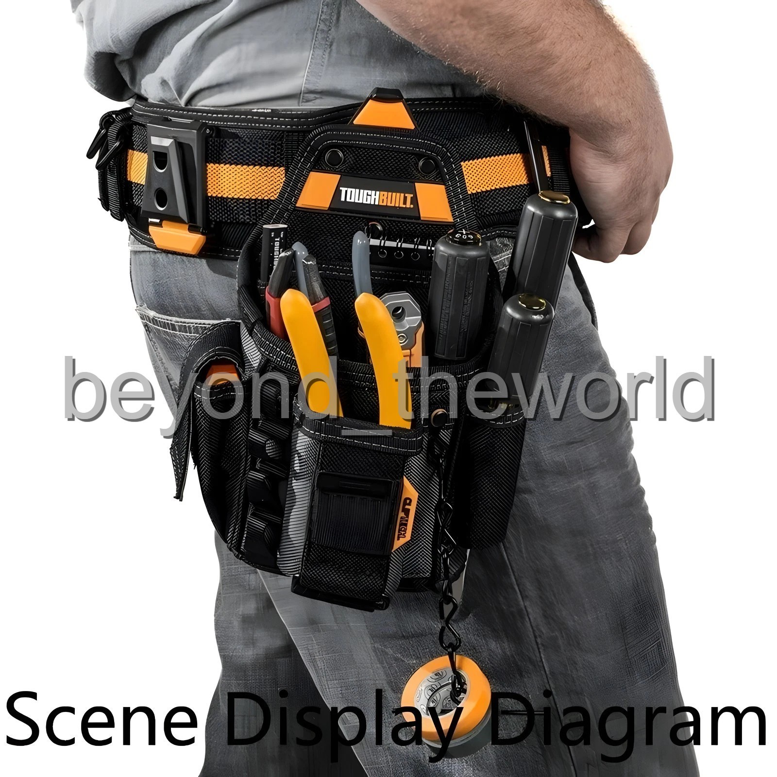 ToughBuilt TB-CT-36-L10 Technician 10 Pocket Pouch Large ⭐Tracking⭐