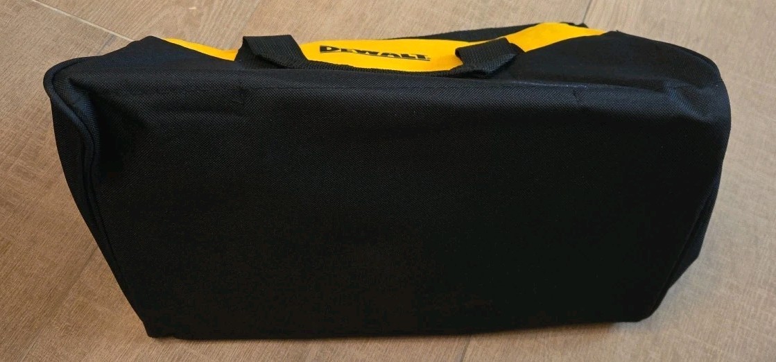(2) DEWALT 15″×9″×10″ Heavy Duty Nylon Contractor Tool Bags (NA705140) – NEW!