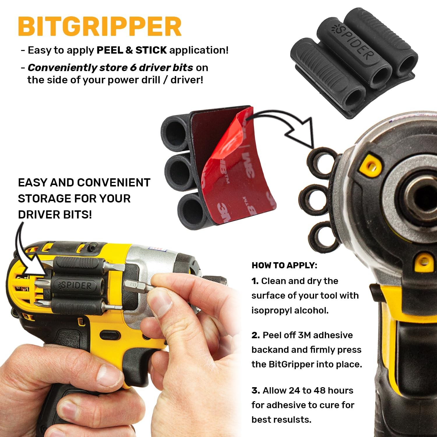 10 Piece Sports Quad Tool Kit With Holster Grips And Bitgrippers
