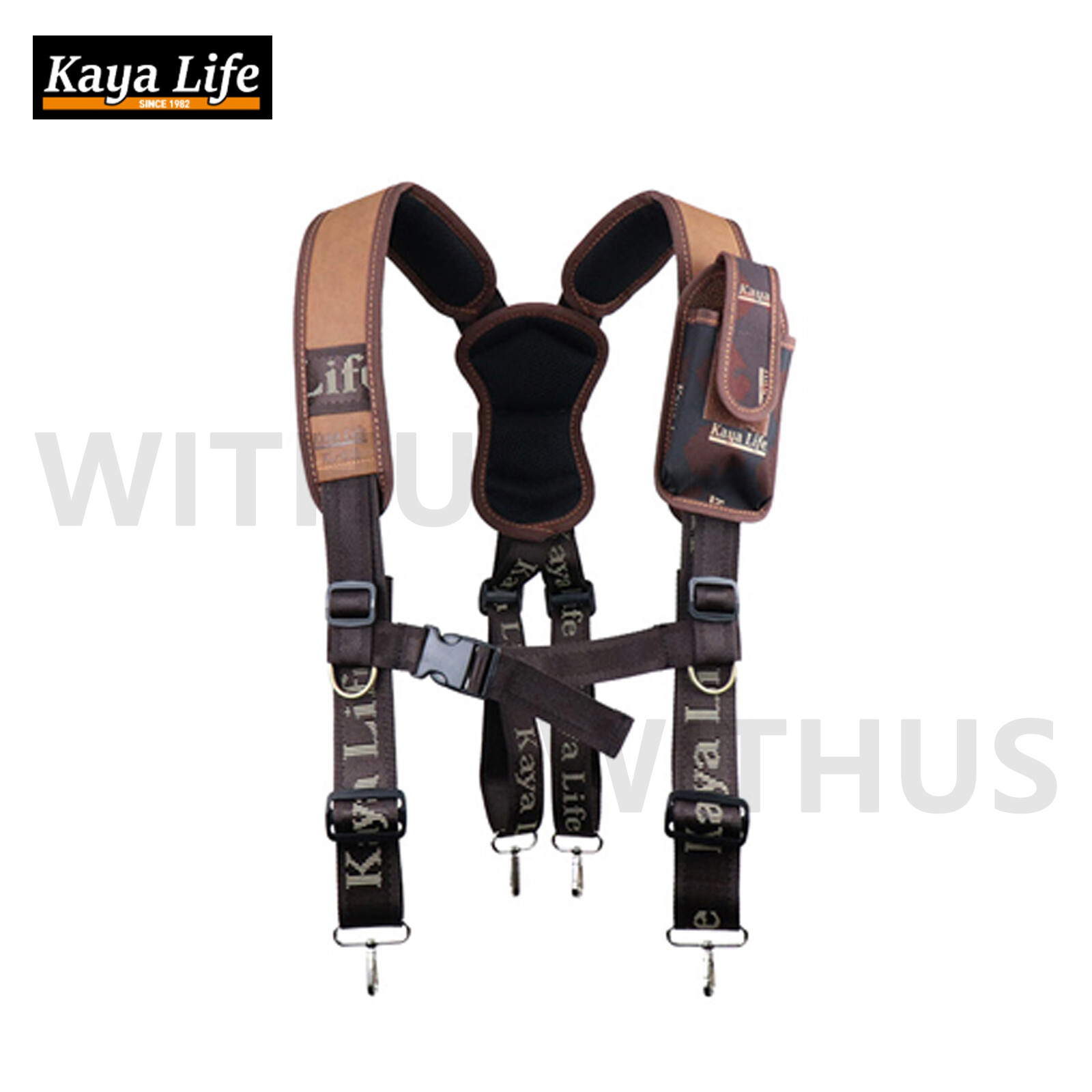KAYALIFE KL-600 Work Tool Belt Set Suspenders Drill Pouch Holder Made in Korea