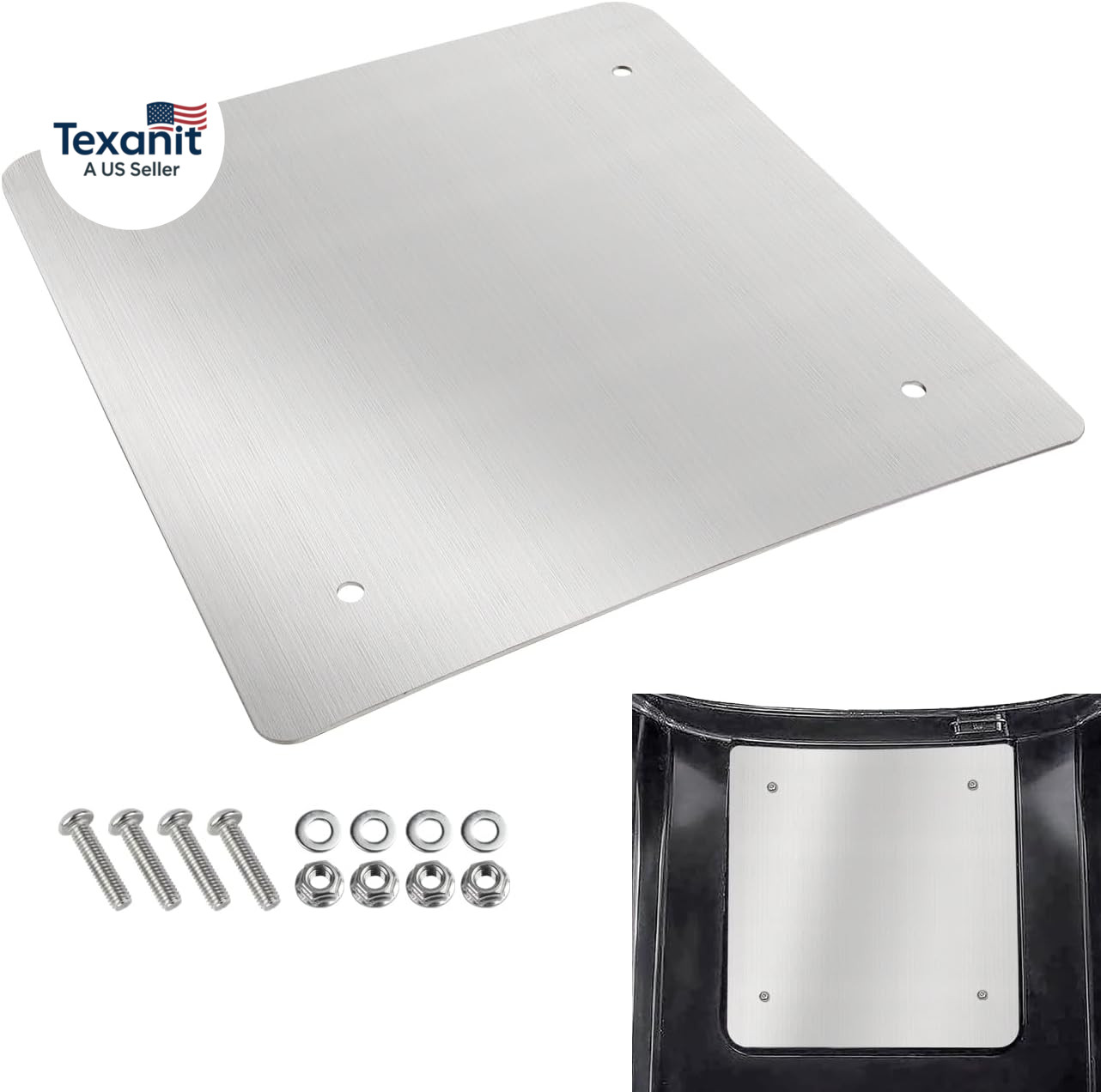 2MM Thick Laser Cut Trunk Inner Base Reinforcement Metal Mounting Plate Compatib