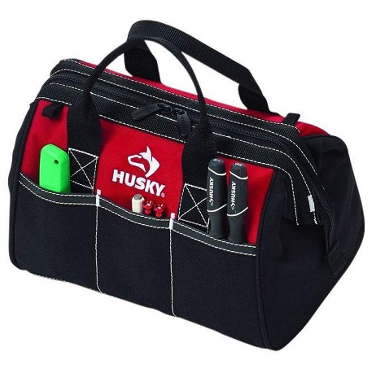 Husky 12 in Water-Resistant Contractor Tool Bag 82004N11