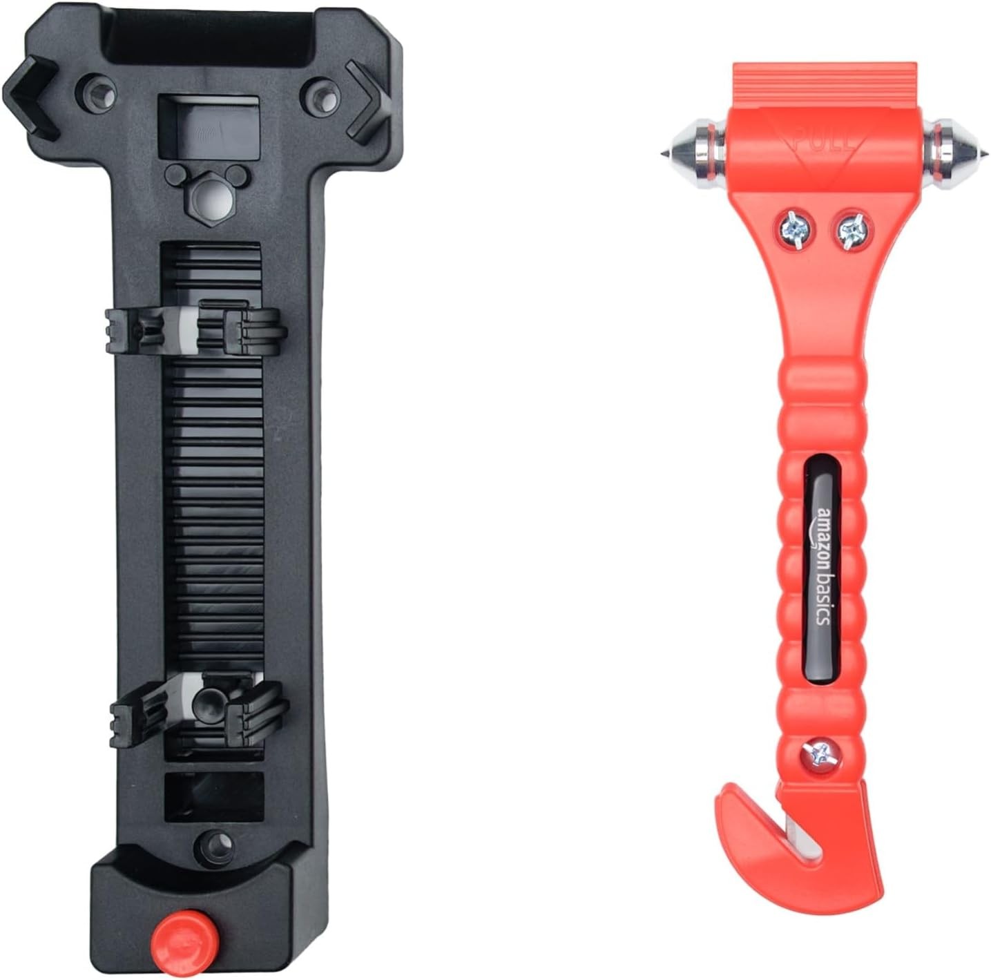 Amazon Basics Emergency Seat Belt Cutter and Window Hammer Tool, Car Accessories