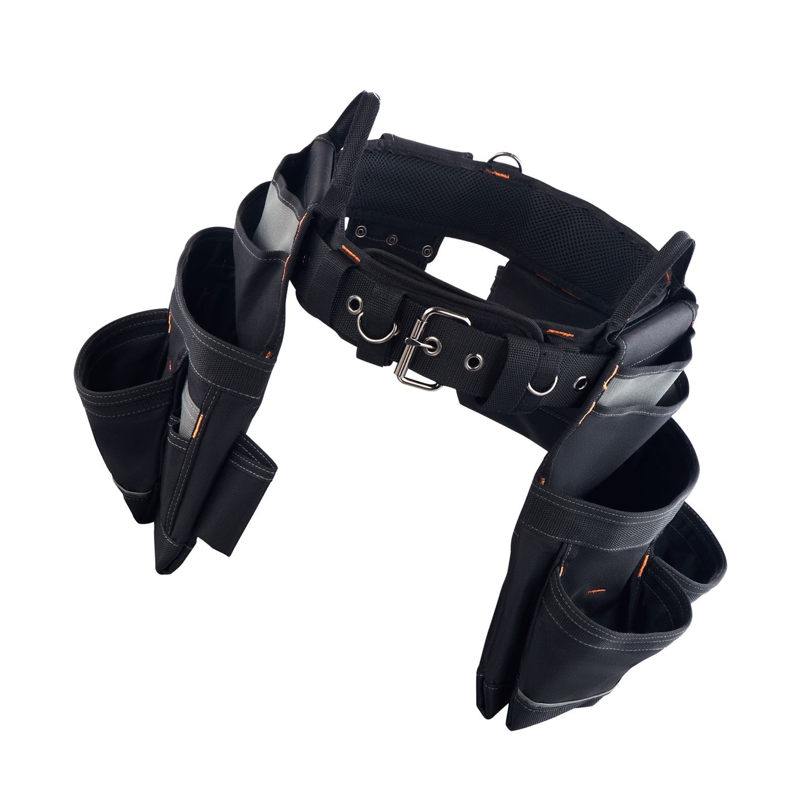 Framing Tool Belt, 18 Pockets, 31-51in Adjust, Double-Stitched