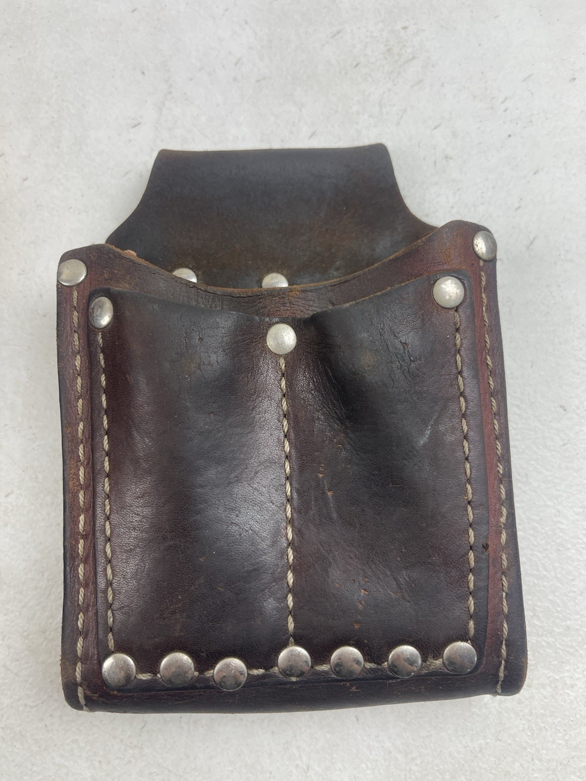Klein Leather Tool Pouch # 5190 + 5145 Tool Pouches Carry Bags Bundle Lot Of 2