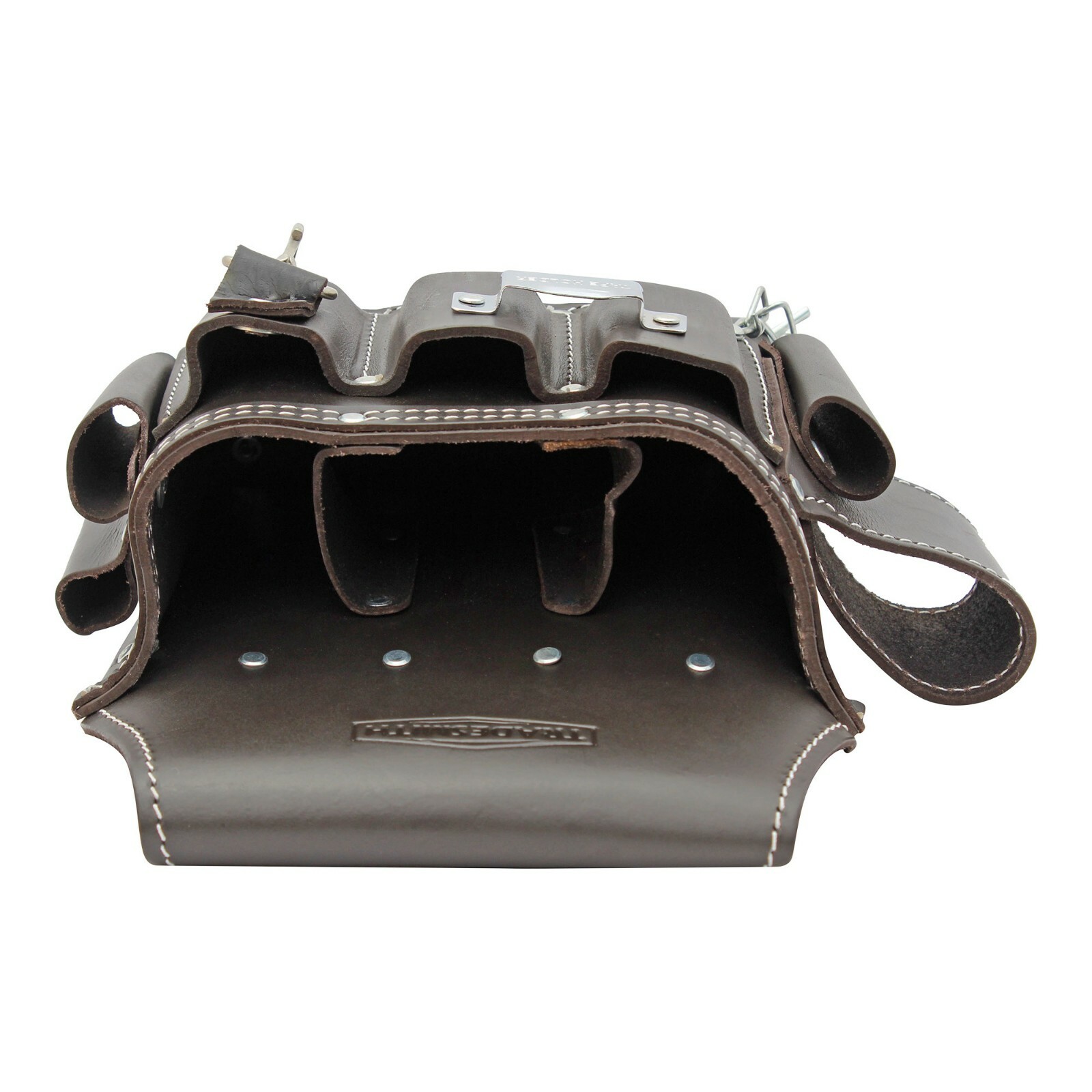 TradeSmith TS5205 – Top Grain Leather Electrician’s Tool Pouch