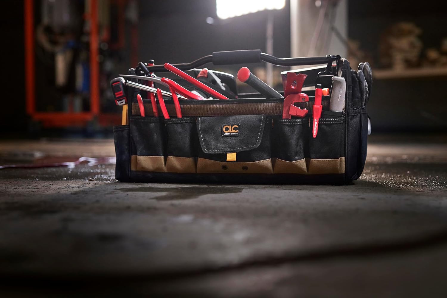 WORK GEAR 1579 20 Inch, Open Top, Soft Sided Tool Box, 27 Pockets