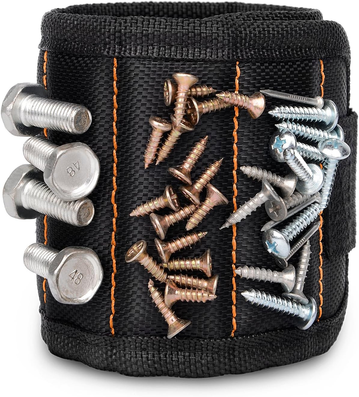 GOOACC G0010A 2 Pack 15 Magnetic Wristband Holding Screws Nails Drill Bits Gadge