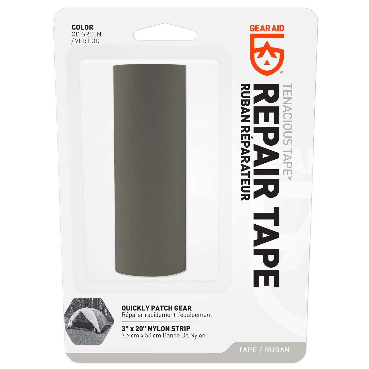 Tenacious Tape 3” x 20” Nylon Fabric Gear Repair Tape, Fix Holes and Rips in …