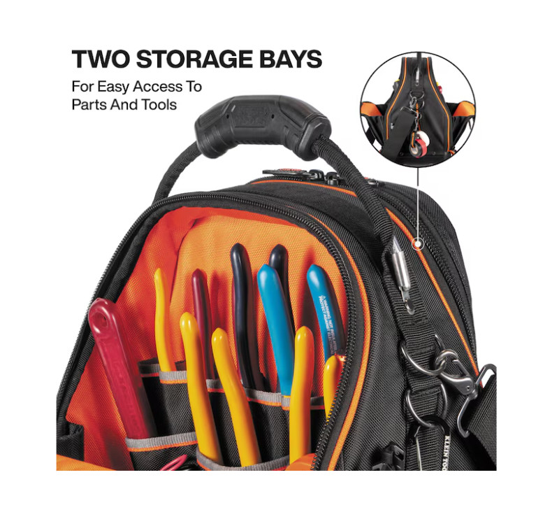 Klein Tools Tool Runner Tool Bag – 39 Pockets, Durable Storage