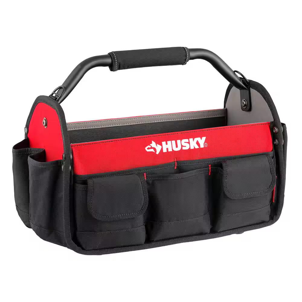 17 In. 18 Pocket Open Top Tool Bag