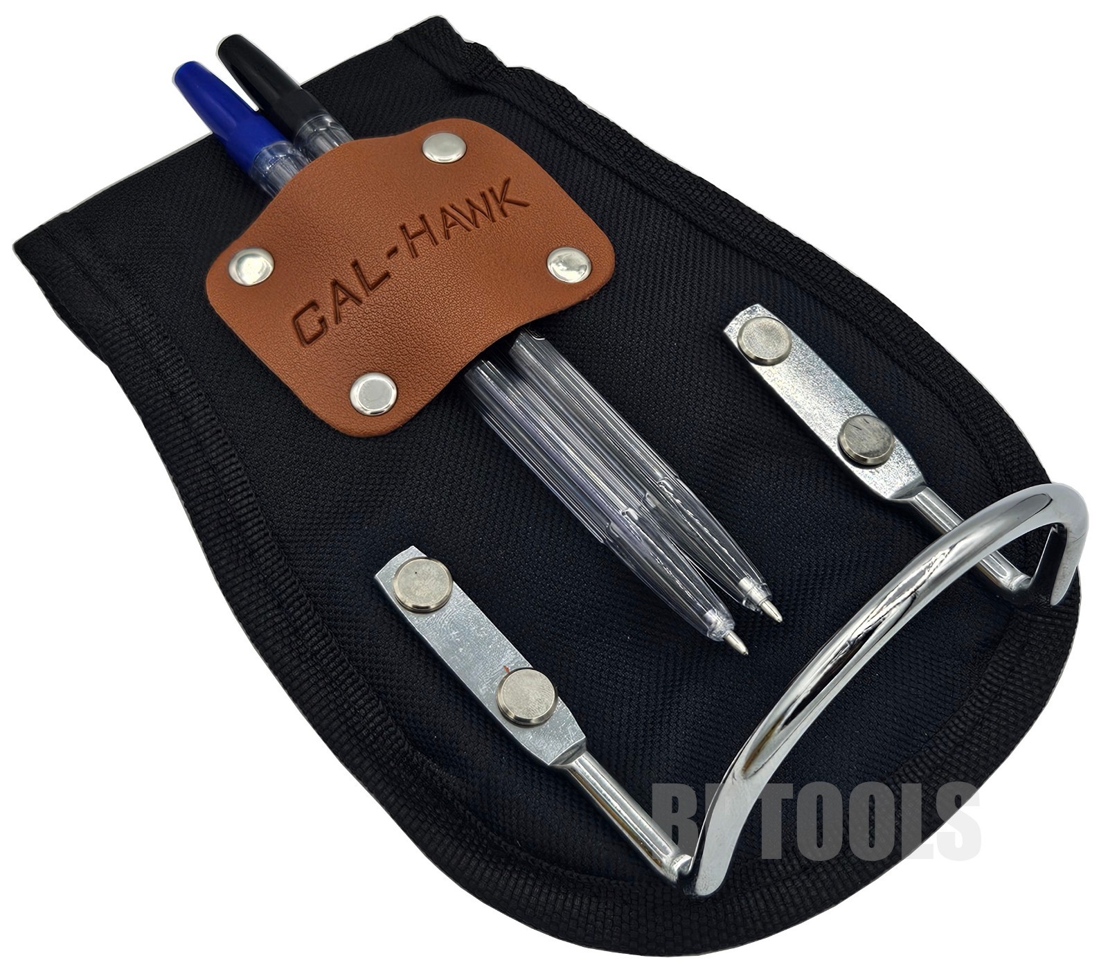 Hammer Holder fits 3″ Tool Belt Heavy Duty Padded Leather Nail Clip New