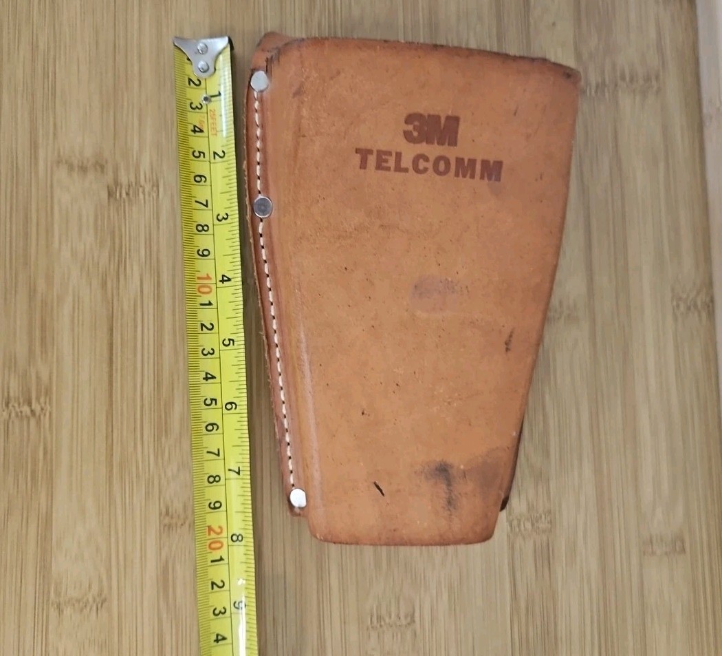3M TELCOMM Leather Tool Holster Light Tan