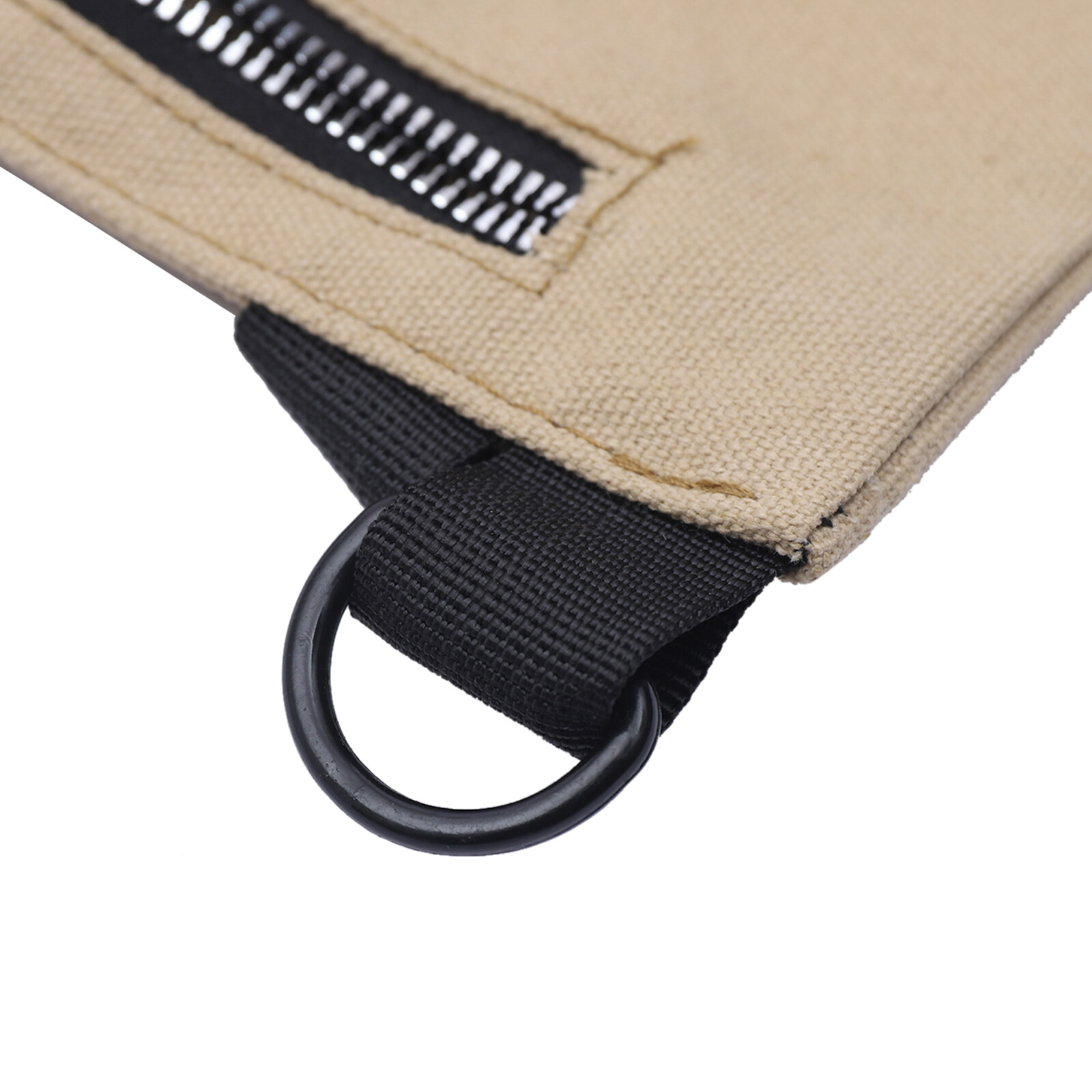 Scratch Resistant Roll Bag Heavy Duty Canvas Roll Up Tool Bag with 5 Pockets