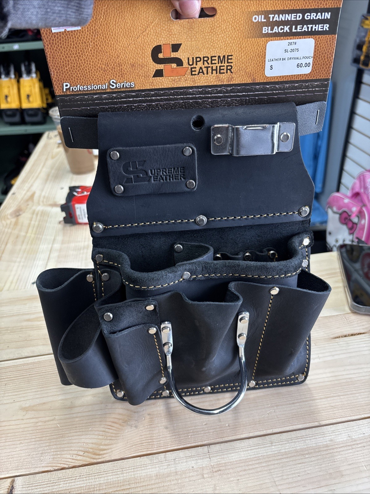 Supreme Leather BK Drywall Pouch SL-2075