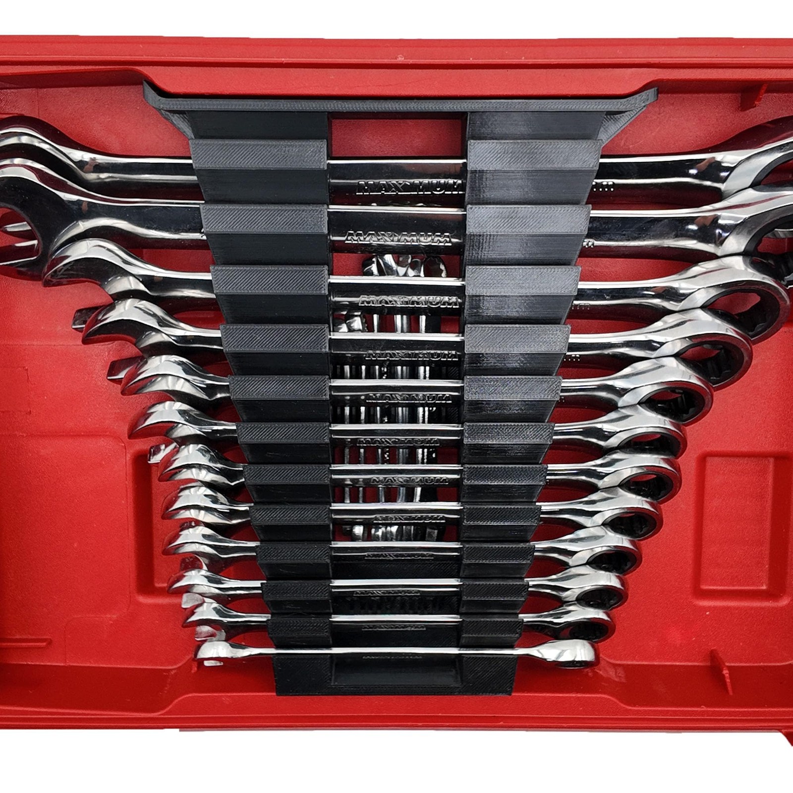 TidyTool Wrench Organizer Insert for Milwaukee Packout Slim Case AirTag