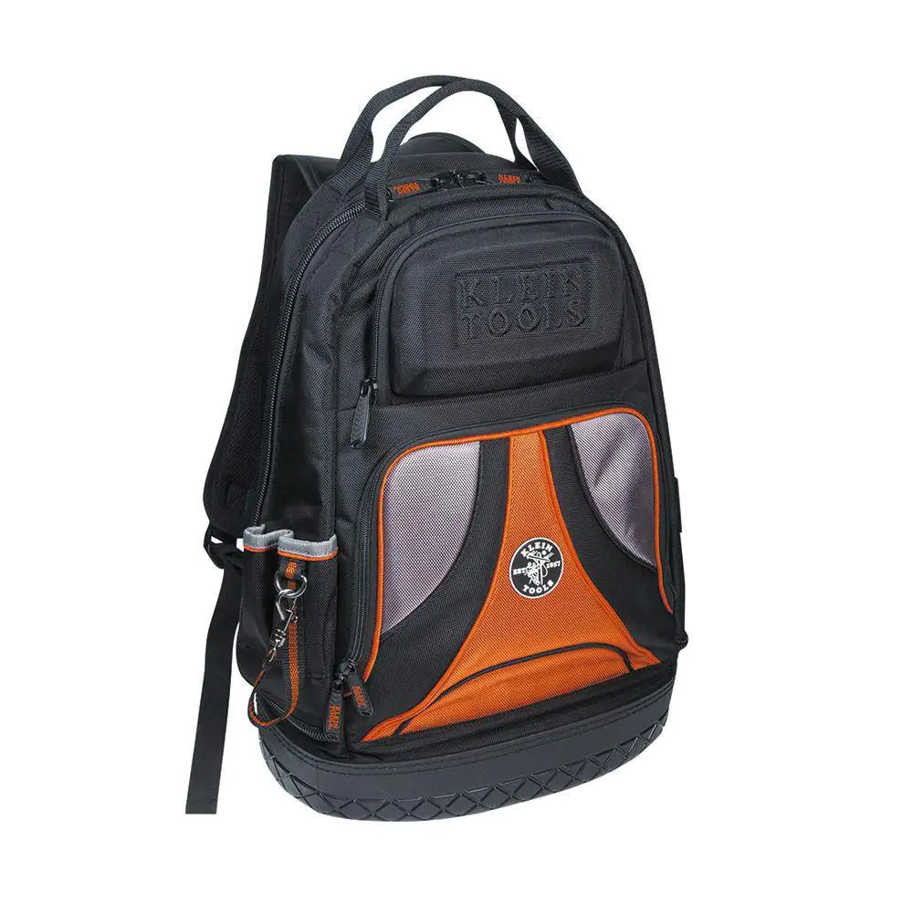 Klein Tools 14 In. Tradesman Pro Tool Bag Backpack 39 Pocket Black Multi Colored