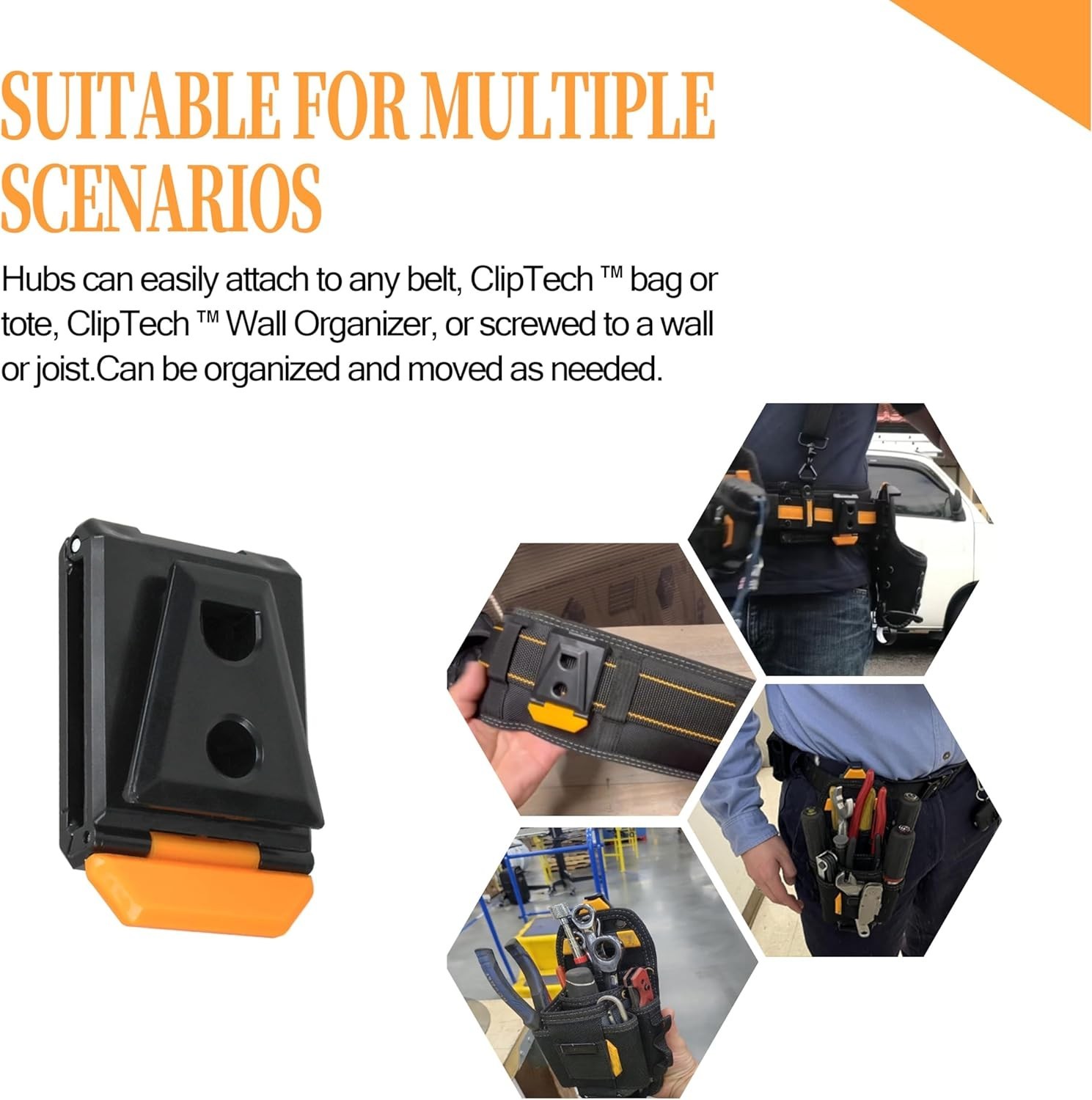 Reliable 3-Piece Tool Belt Clip Set for Efficient Tool Organization – TOU-CT Fit