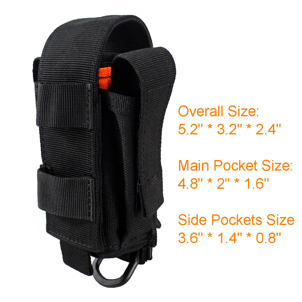 Tactical Molle Multi Tool Organizer Pouch Holder for Plier Knife Flashlight Case