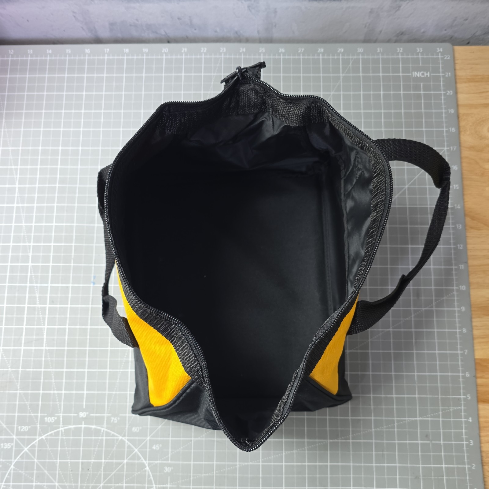 DEWALT 12-Inch Black/Yellow Soft Mini Contractor Tool Bag