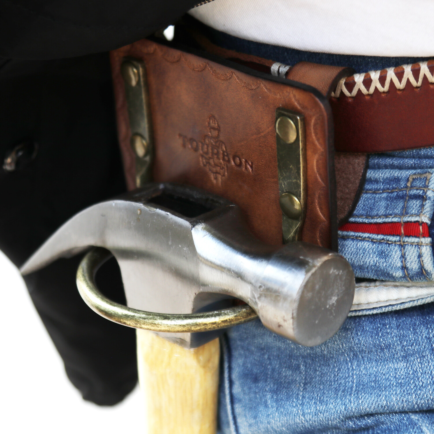 Tourbon Leather Axe Holster/Hammer/Wrench Holder Belt Gear Tools Storage Pouch