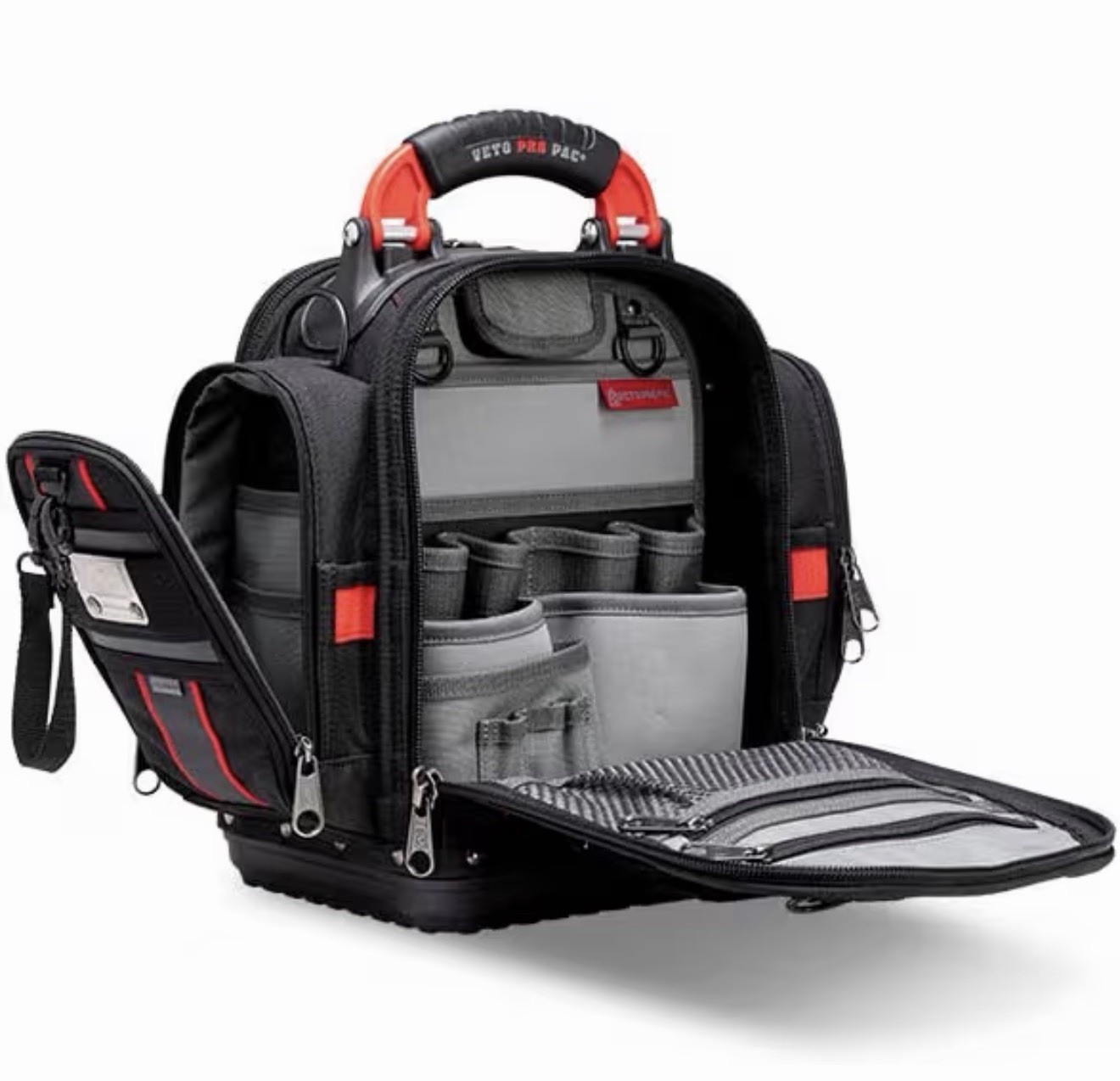 Veto Pro Pac Tech MCTP-XXL Infrared Tool Bag Nylon w/ Handle Black/Red