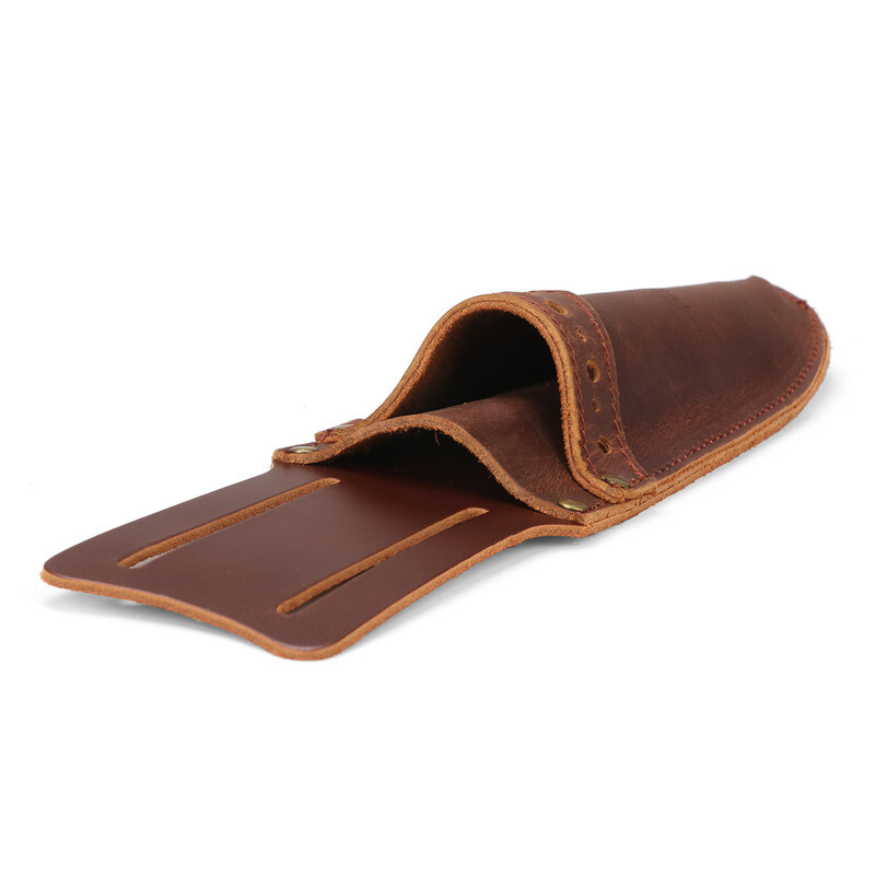 TOURBON Leather Garden Trowel Pruner Belt Holster Women/Men Utility Tools Sheath
