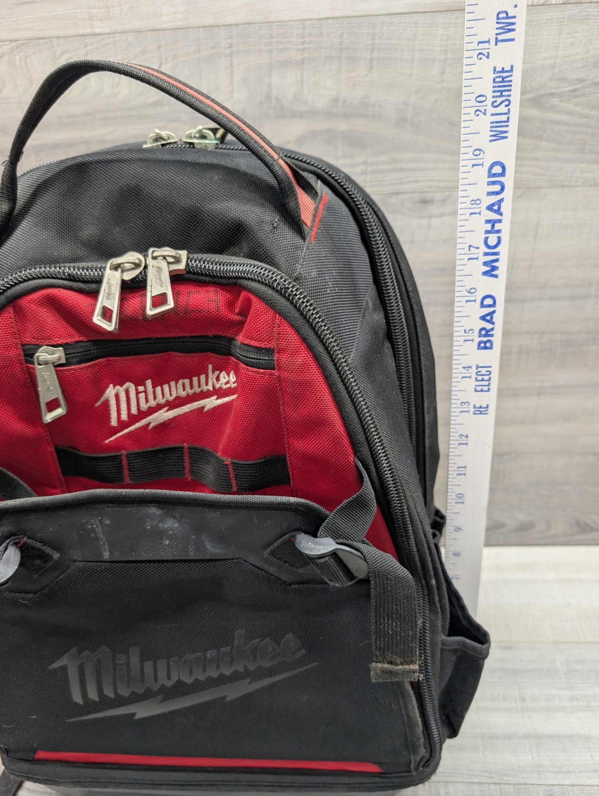 Milwaukee 48-22-8200 35-Pocket Impact Resistant 1680 Ballistic Backpack Jobsite