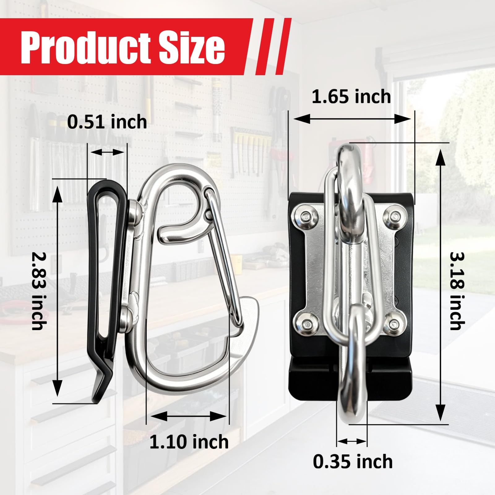 1Pcs Drill Holster Clip,Tool Belt Hook, Drill Holster,Mountaineering Buckle Quic
