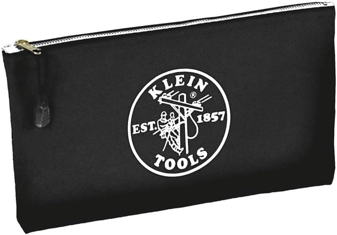 5141 Zipper Tool Bag, Tool Pouch, Bank Deposit Canvas Utility Bag, 12.5 X 7-Inch